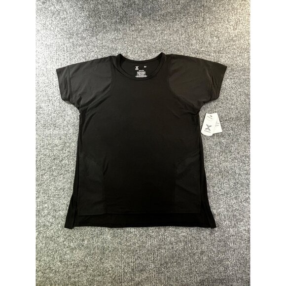 Xersion Shirt Women's Medium black Quick- Dri  Athletic T-shirt - Picture 1 of 10